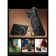 Supcase tok iPhone 17 Pro Max készülékhez, Unicorn Beetle Grip Mag, Fekete