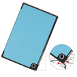 Tok Lenovo Tab M10 Plus TB-X606F, Smartcase, kék