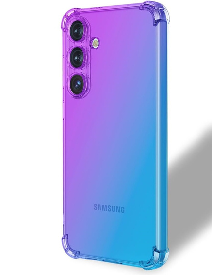 Tok Samsung Galaxy A56, Gradient Dropproof, Lila / kék