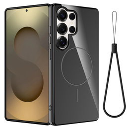 Telefontok a Samsung Galaxy S25 Ultra, GKK Leather, fekete