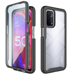 Tok OPPO A54 5G/A74 5G készülékhez, Shockproof, fóliával, kék