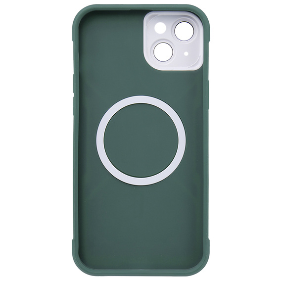 Tok iPhone 15, ERBORD Armor Mag, zöld
