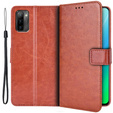 Pattintható tok a Ulefone Note 12P, Wallet, barna