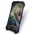 Páncélozott tok ZTE nubia Red Magic 10 Pro 5G, Aluminum Alloy, fekete
