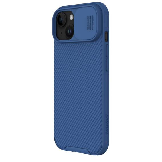 Nillkin páncélozott tok iPhone 15 Plus készülékhez, CamShield Pro, kék
