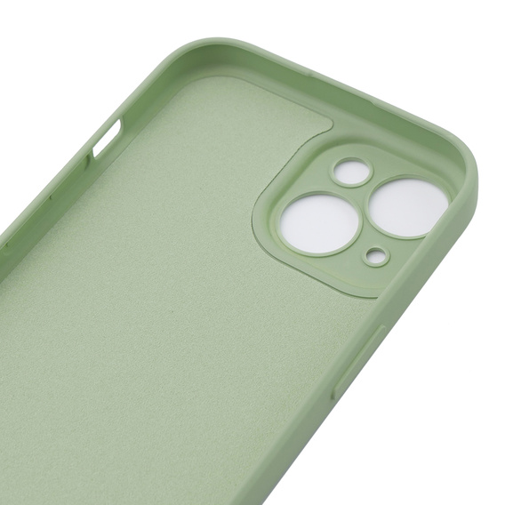 Telefontok a iPhone 15 Plus, Silicone Lite, zöld