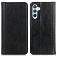 Telefontok a Samsung Galaxy A56, Wallet Litchi Leather, fekete