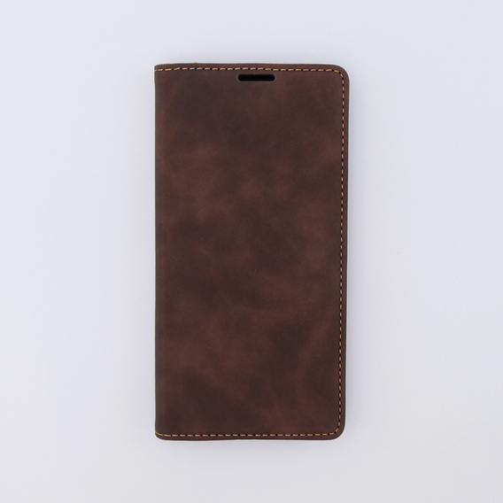 Telefontok a Xiaomi Redmi Note 12 5G / Poco X5 5G, ERBORD Vintage, pénztárca patenttal, kávé