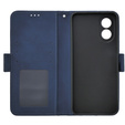 Pattintható tok a Oppo A58 4G, Card Slot, kék