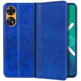 Pattintható tok Oppo Reno8 T, Split Leather, kék