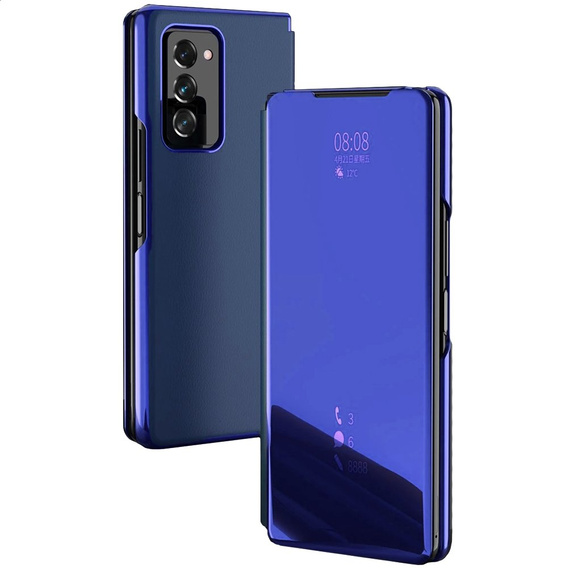 Telefontok a Samsung Galaxy Z Fold 2 5G, Clear View, kék