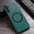 Telefontok a Samsung Galaxy A34 5G, Leather Hybrid MagSafe, zöld
