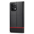 Pattintható tok a Xiaomi Redmi Note 13 Pro 4G, Carbon LC.IMEEKE, fekete