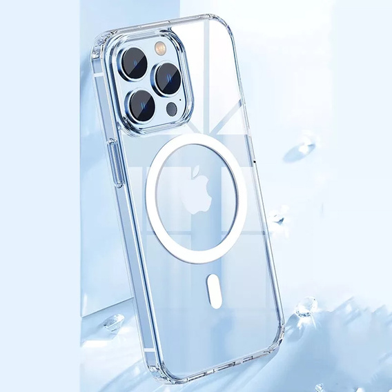 Telefontok a iPhone 14 Pro Max, Dropproof MagSafe, átlátszó