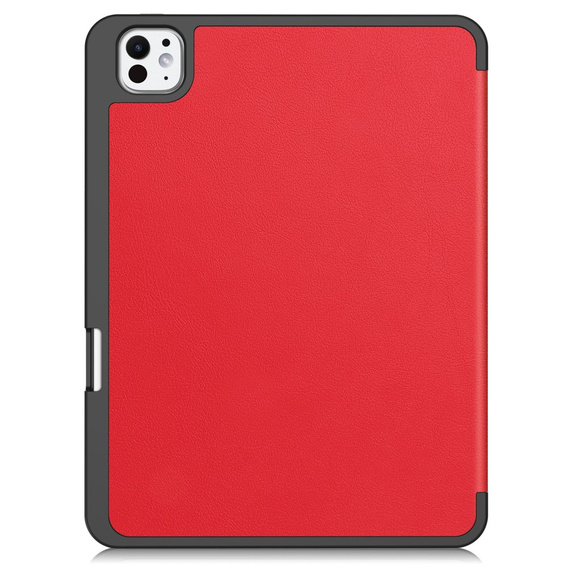Tok iPad Pro 11" 2024 (5 gen.), Smartcase tolltartóval, piros