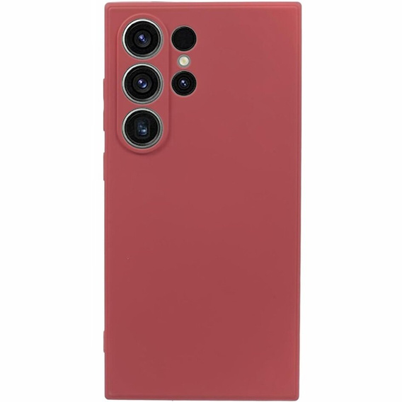 Telefontok a Samsung Galaxy S24 Ultra, Silicone Lite, piros
