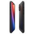 A Spigen tok iPhone 16, Rugged Armor MagSafe, fekete + edzett üveg 9H