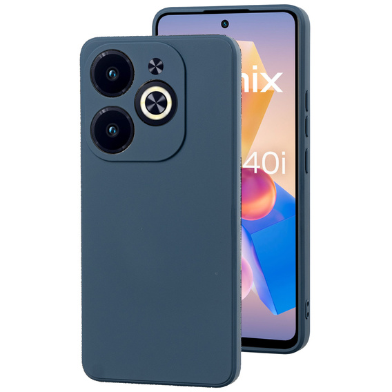 Telefontok a Infinix Hot 40i, Silicone Lite, kék
