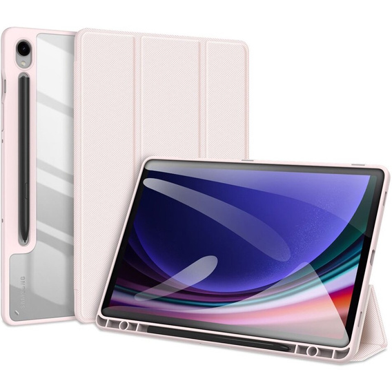 Tok Samsung Galaxy Tab S10 Lite / S10 FE / S9 FE, Dux Ducis TOBY, rózsaszín