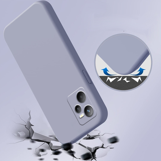 Telefontok a Realme C35, Silicone Lite, levendula