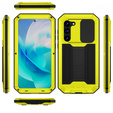 Páncélozott tok a Samsung Galaxy S23, R-JUST CamShield Slide, sárga / fekete