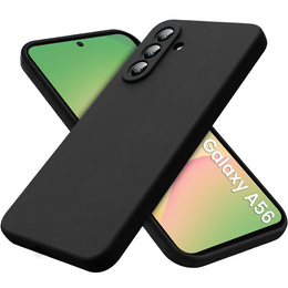 Telefontok a Samsung Galaxy A56 5G, Silicone Lite, fekete