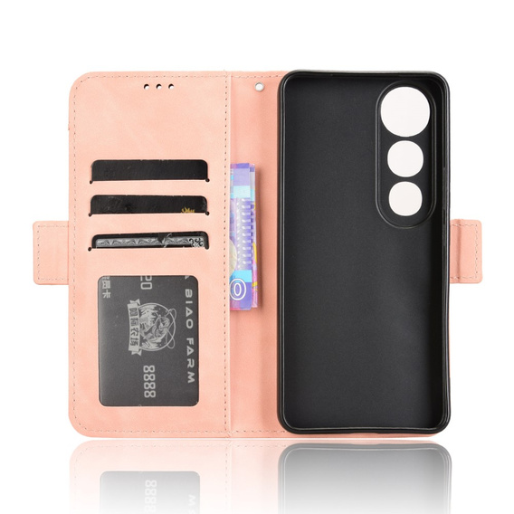 Pattintható tok a Vivo V50 Lite 4G / 5G, Card Slot, rózsaszín
