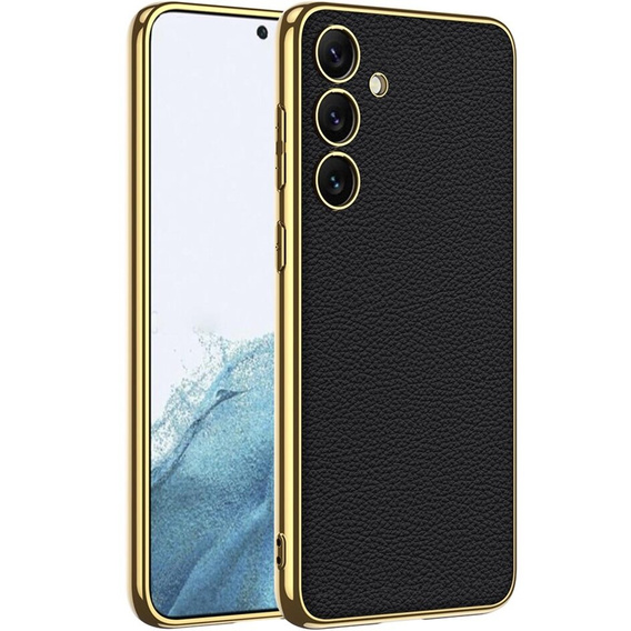 Telefontok a Samsung Galaxy S24, GKK Leather, fekete