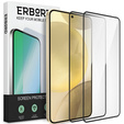 2x edzett üveg a Samsung Galaxy S24, ERBORD 3D teljes képernyő