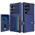Tok Samsung Galaxy S25 Ultra, Card Holder Kickstand, fekete