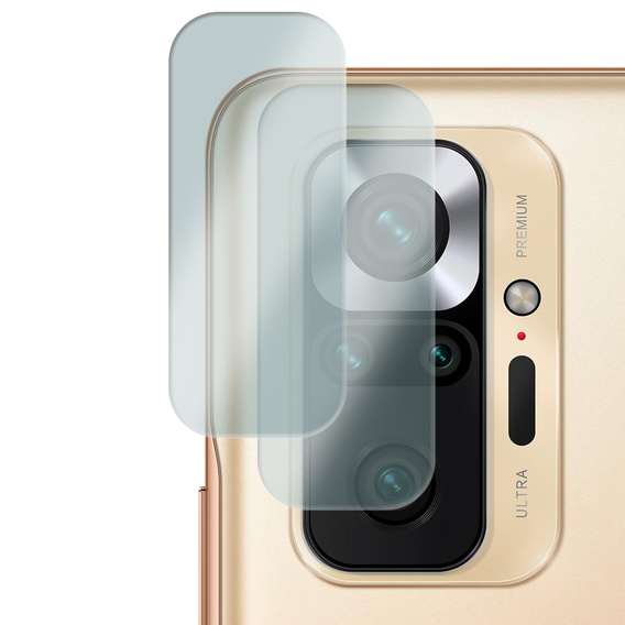 2x ERBORD edzett üveg a kamera számára, hogy Xiaomi Redmi Note 10 Pro