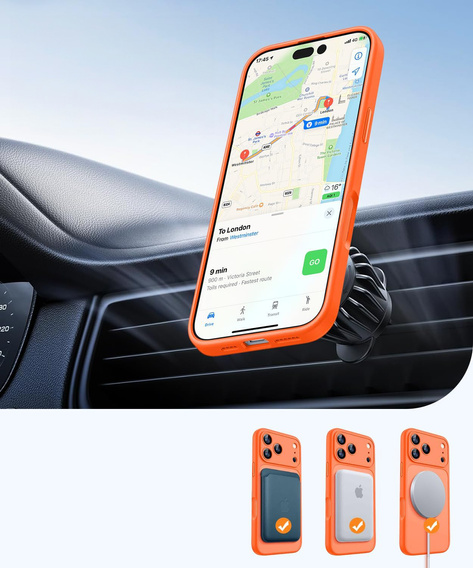 Mágneses tok beépített kameraüveggel iPhone 17 Pro Max készülékhez