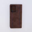 Telefontok a Xiaomi Redmi Note 12 5G / Poco X5 5G, ERBORD Vintage, pénztárca patenttal, kávé