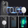 Telefontok a iPhone 12 Pro Max, MagForce MagSafe, fekete