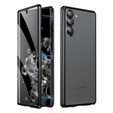 Tok Samsung Galaxy S23 Plus, Magnetic Dual Glass, fekete