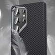 BENKS Kevlar tok Samsung Galaxy S25, MagSafe, Carbon Fiber, fekete