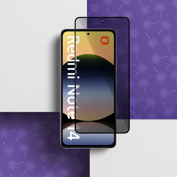 Shy Palm Privacy edzett üveg Xiaomi Redmi Note 14 5G-hez