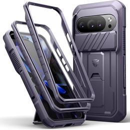 Páncélozott Dexnor tok kamera nyílással és állvánnyal a Google Pixel 10 / Pixel 10 Pro számára