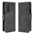 Pattintható tok a Samsung Galaxy Z Fold3 5G, Card Slot, fekete