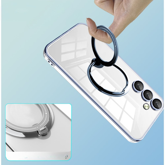 Mágneses tok Samsung Galaxy A36 5G készülékhez, MagSafe, kék