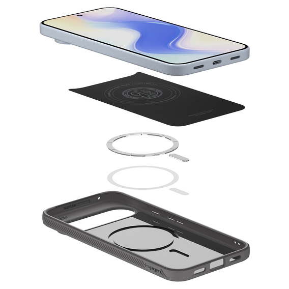 Spigen Liquid Air MagSafe tok Google Pixel 10 Pro XL-hez, Márványszürke