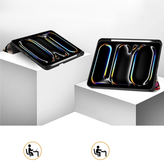 Tok iPad Pro 11 2024, Smartcase, graffiti