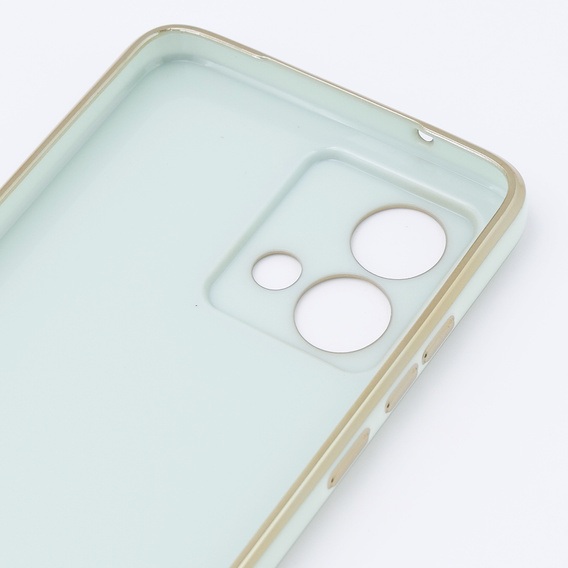 Tojás Motorola Moto G84 5G, Glamour CamShield, menta