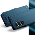 CASEME Litchi pénztárca flip tok Samsung Galaxy Z Fold7 5G számára