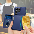 Tok Samsung Galaxy S25 Ultra, Card Holder Kickstand, fekete