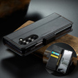 CASEME Litchi pénztárca flip tok Samsung Galaxy Z Fold7 5G számára