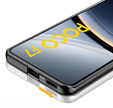 Mágneses Dual Glass tok a Xiaomi Poco F7 5G számára