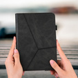 Tok Samsung Galaxy Tab A9, Classic, tolltartóval, fekete