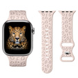 Szilikon szíj az Apple Watch 1/2/3/4/4/5/6/7/8/9/10/SE 38/40/41/42mm-es órájához.