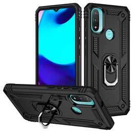 Páncélozott telefontok a Motorola Moto E20/E30/E40, Nox Case Ring, fekete